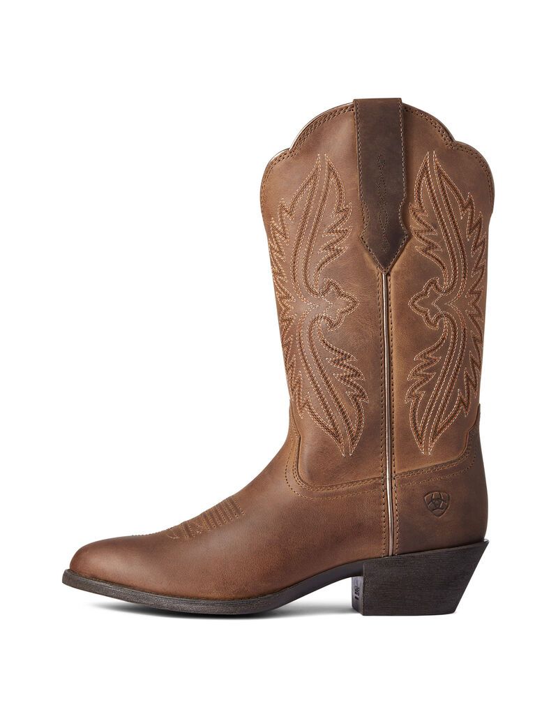 Bottes Western Ariat Heritage R Embout Stretchfit Marron | RLC-5704294