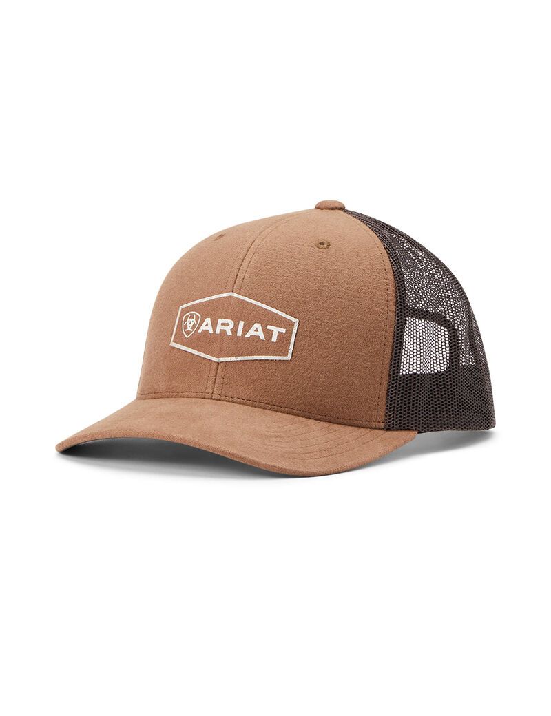 Casquettes Ariat Hex Logo Patch Marron | RDB-0278359