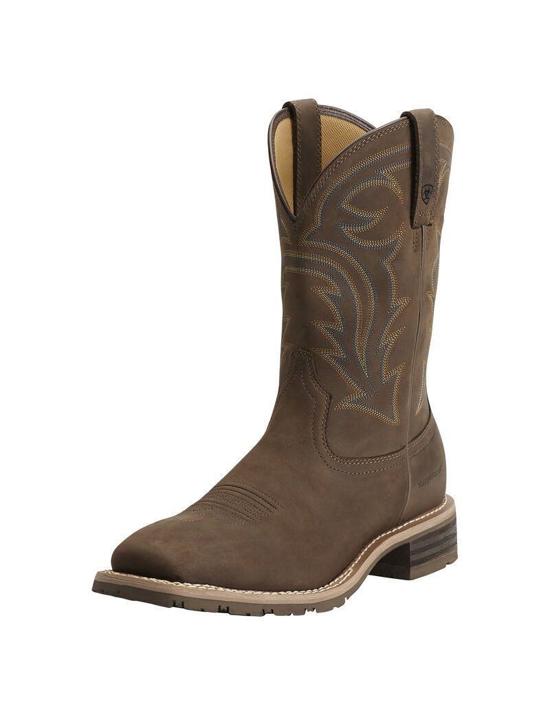 Bottes Imperméables Ariat Hybride Rancher Western Marron | TPC-3756791