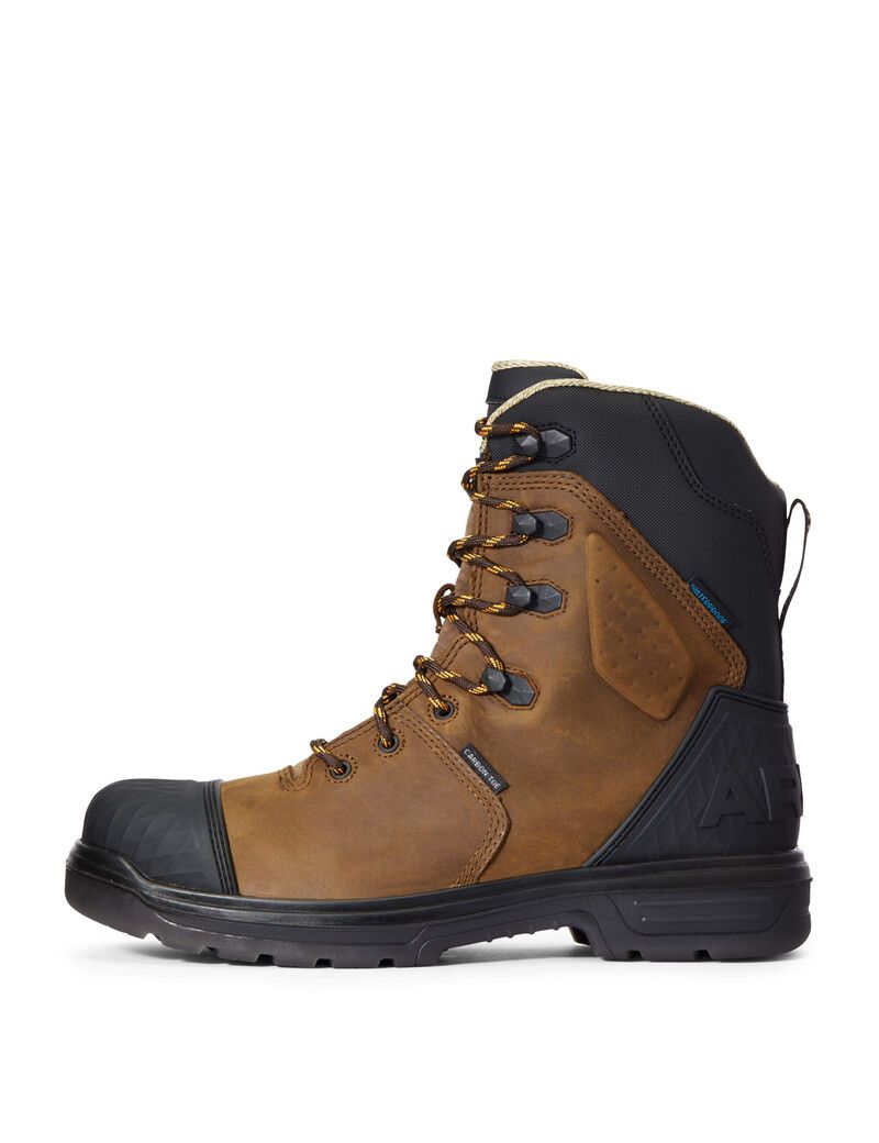 Bottes Imperméables Ariat Turbo Outlaw 8' CSA Carbon Embout Travail Marron | UDJ-6082117