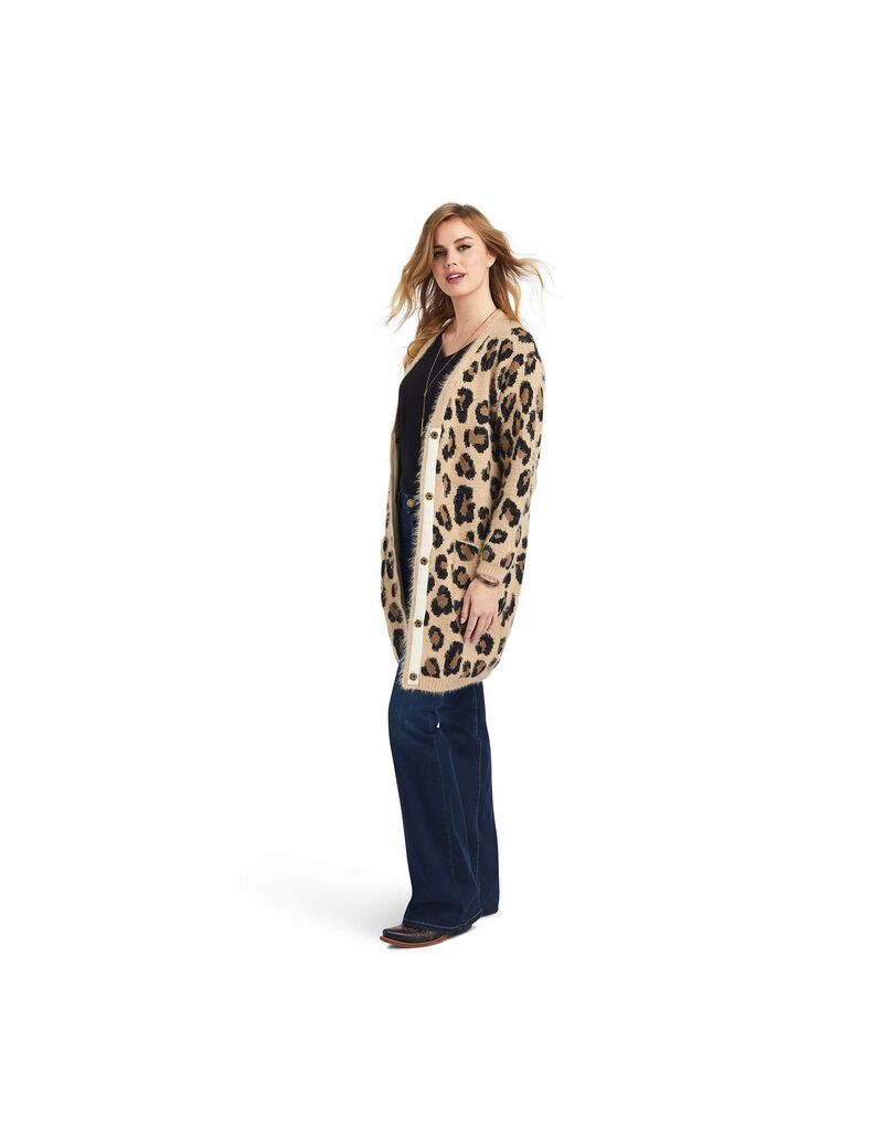 Chandails Ariat The Cat's Meow Leopard | VRD-6844408