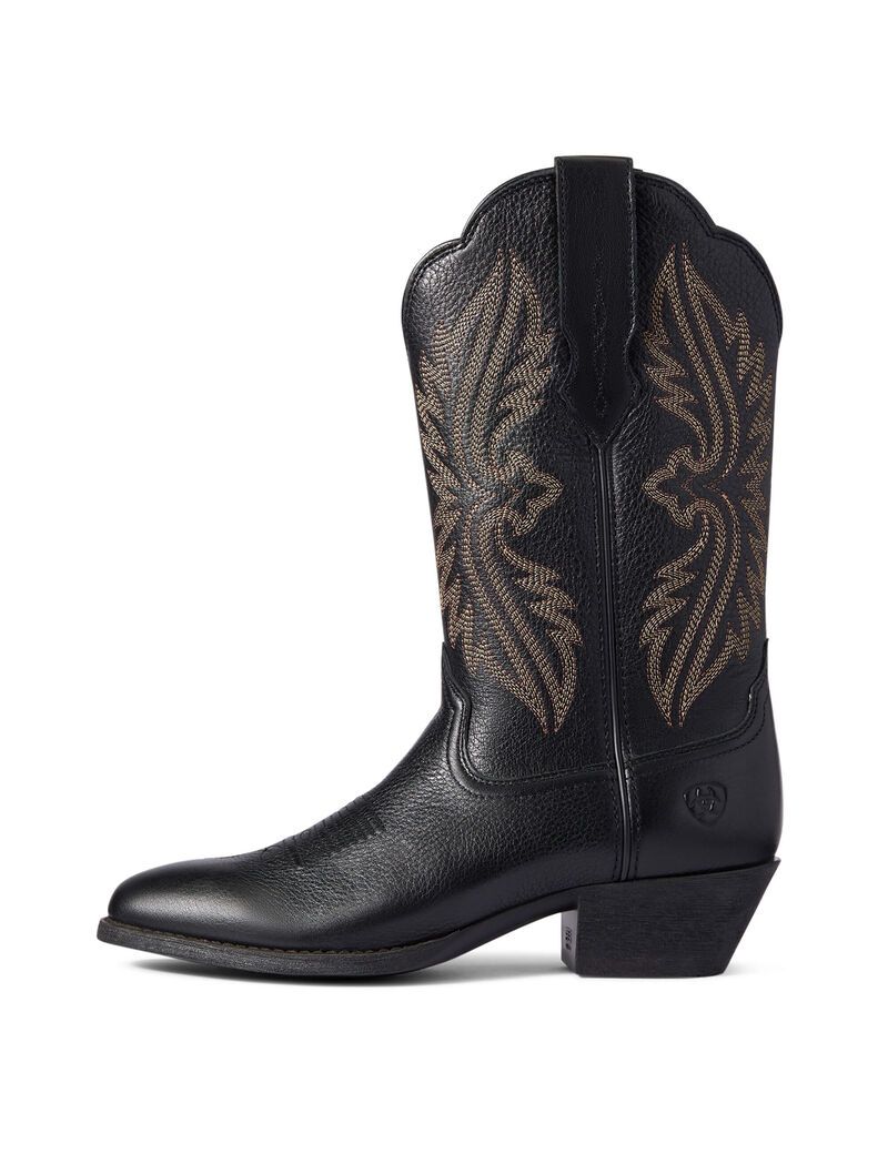 Bottes Western Ariat Heritage R Embout Stretchfit Noir | YAG-4678704