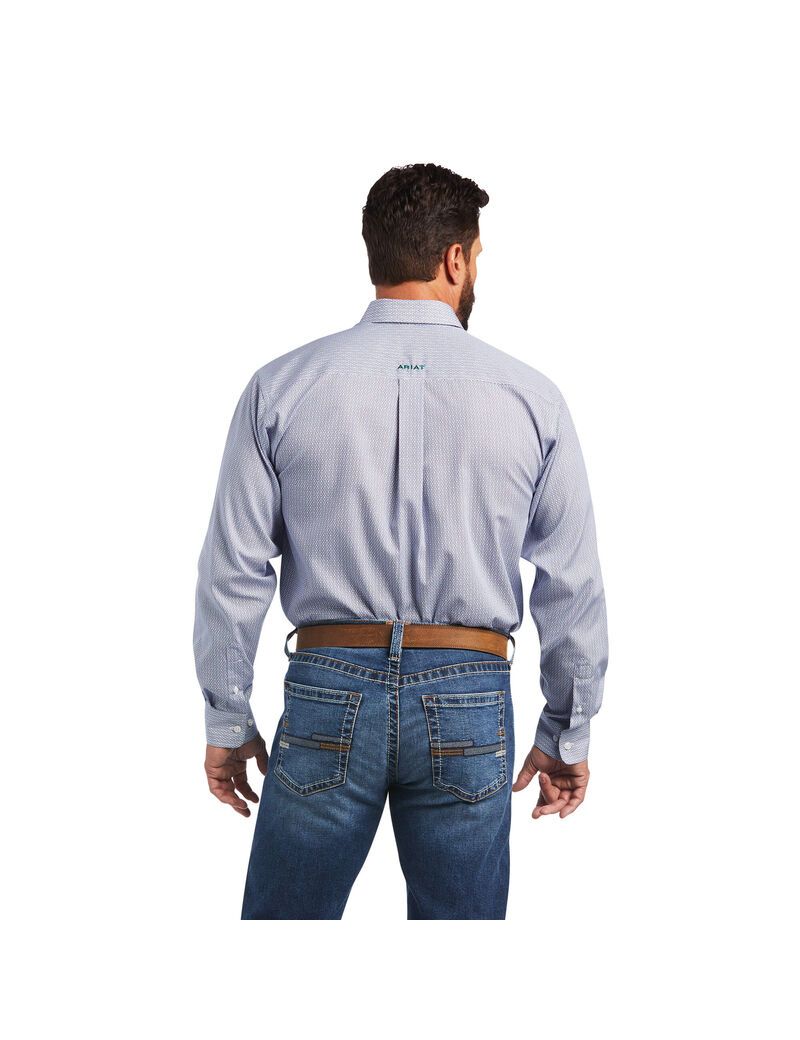 Chemises De Costume Ariat Wrinkle Free Sire Classiche Fit Blanche | JPW-6739258