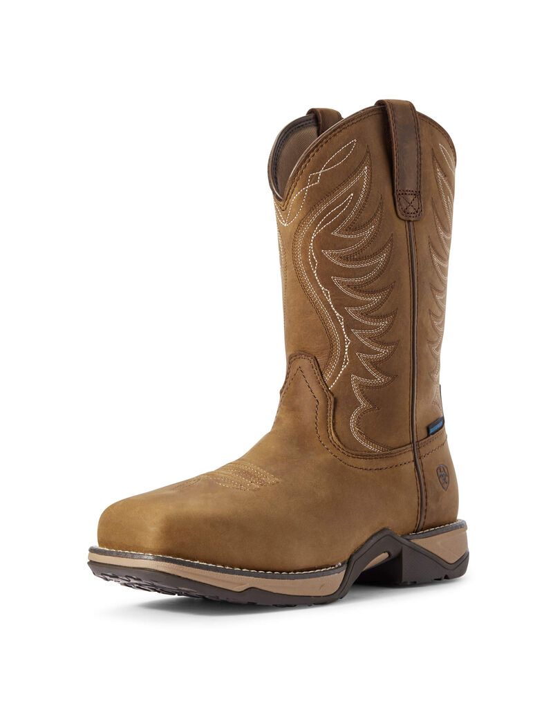 Bottes Imperméables Ariat Anthem Composite Embout Travail Marron | IRH-9195449