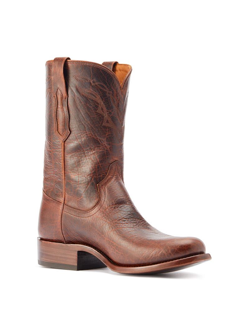 Bottes Western Ariat Bench Made Clanton Marron | GEO-5071343