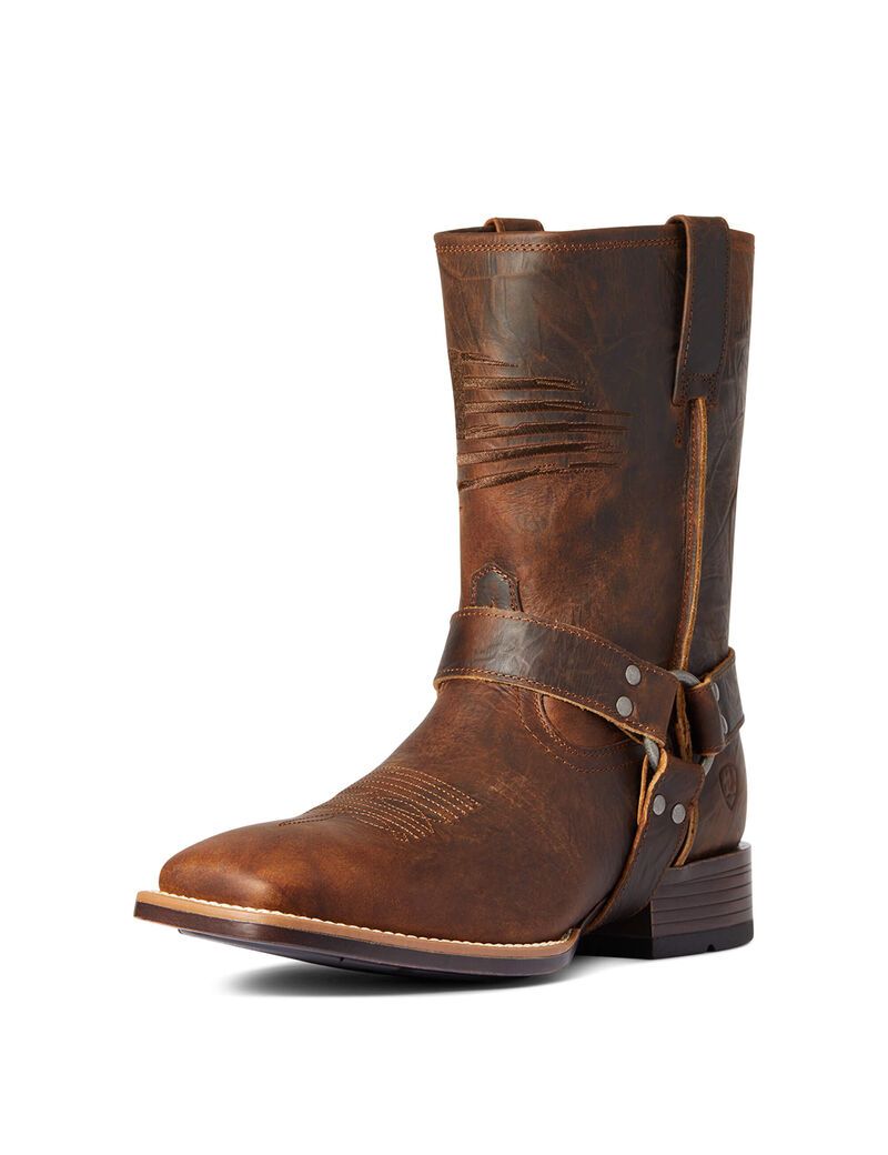 Bottes Western Ariat Harness Patriot Ultra Marron | RSI-3691478