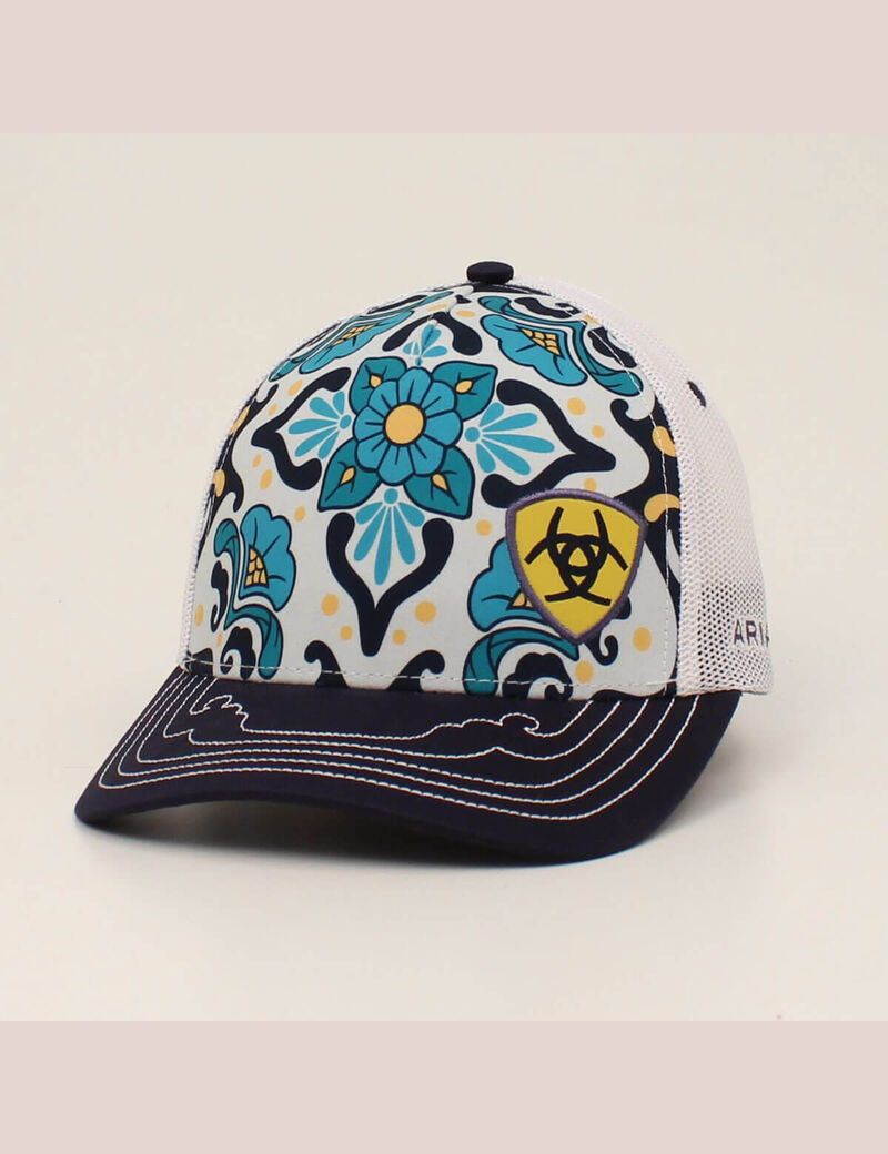 Casquettes Ariat Floral print Bleu Marine | WKG-7977128