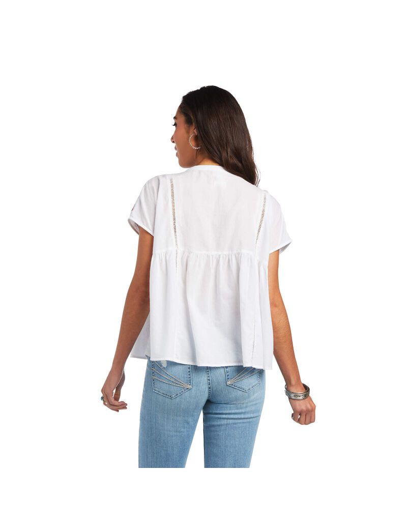 Hauts Ariat Billie Tunic Blanche | DPJ-3968530