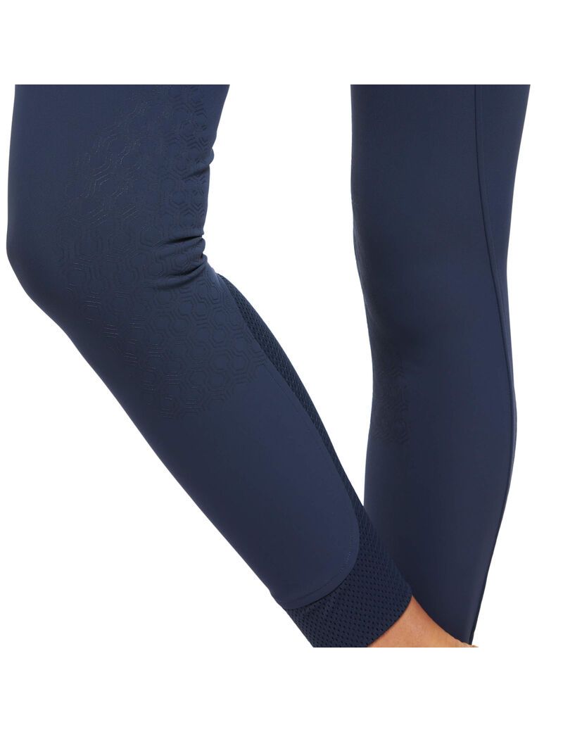 Pantalon Ariat Tri Factor Grip Knee Patch Breech Bleu | XHE-4058932