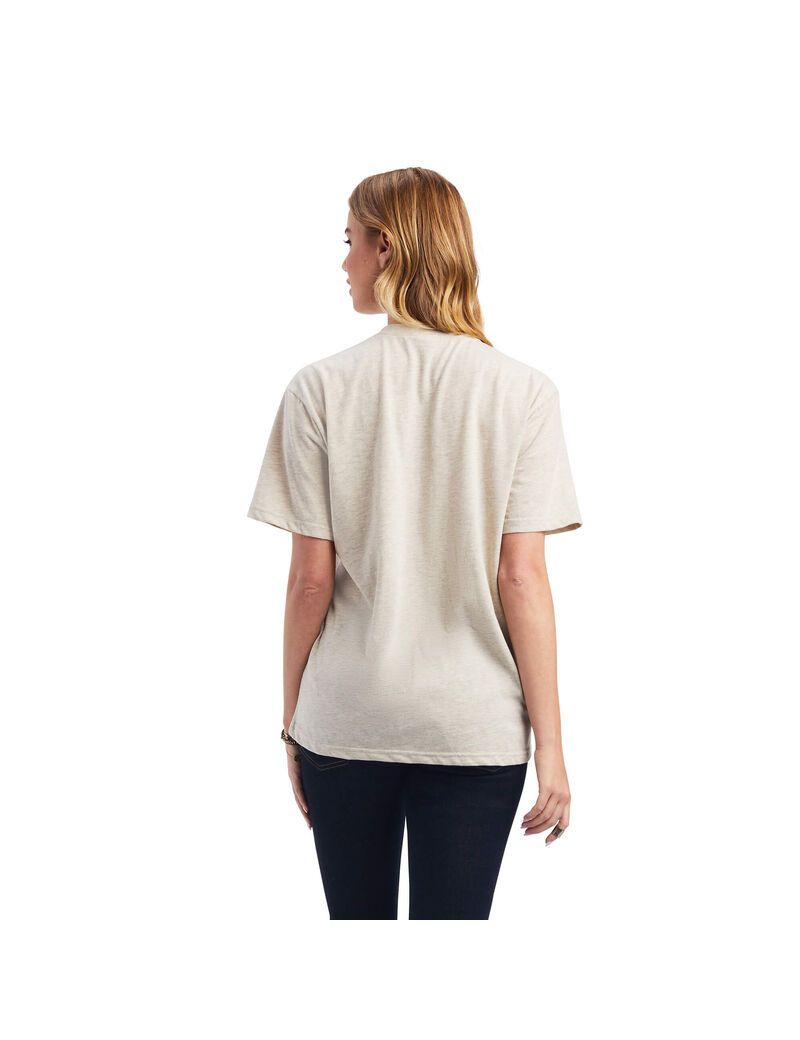 Hauts Ariat Freedom Spirit Tee Beige | RXC-8544139