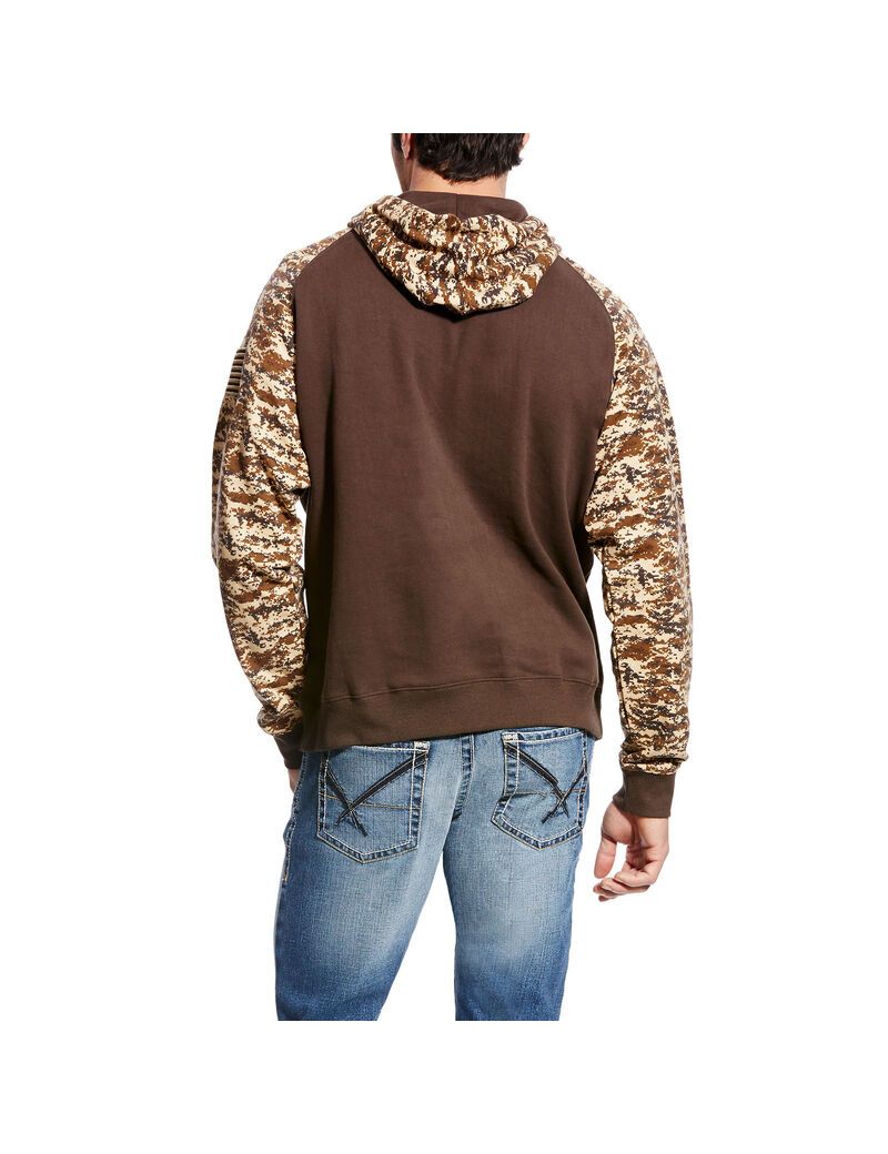 Sweat à Capuche Ariat Patriot Camouflage | KFR-5785481