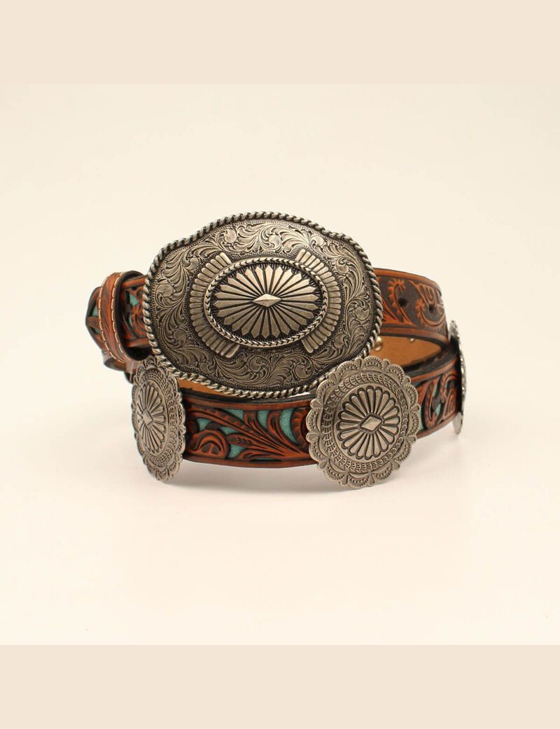 Ceintures Ariat Round concho filigree Turquoise | EIP-4094009