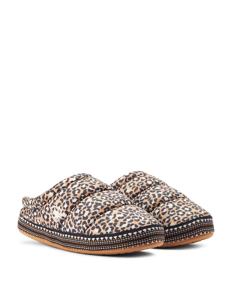 Chaussons Ariat Crius Clog Marron Leopard | ERD-5206539