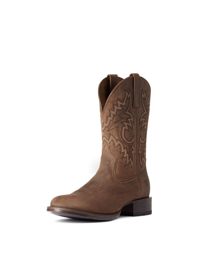 Bottes Western Ariat Stockman Ultra Marron | HHZ-6640927