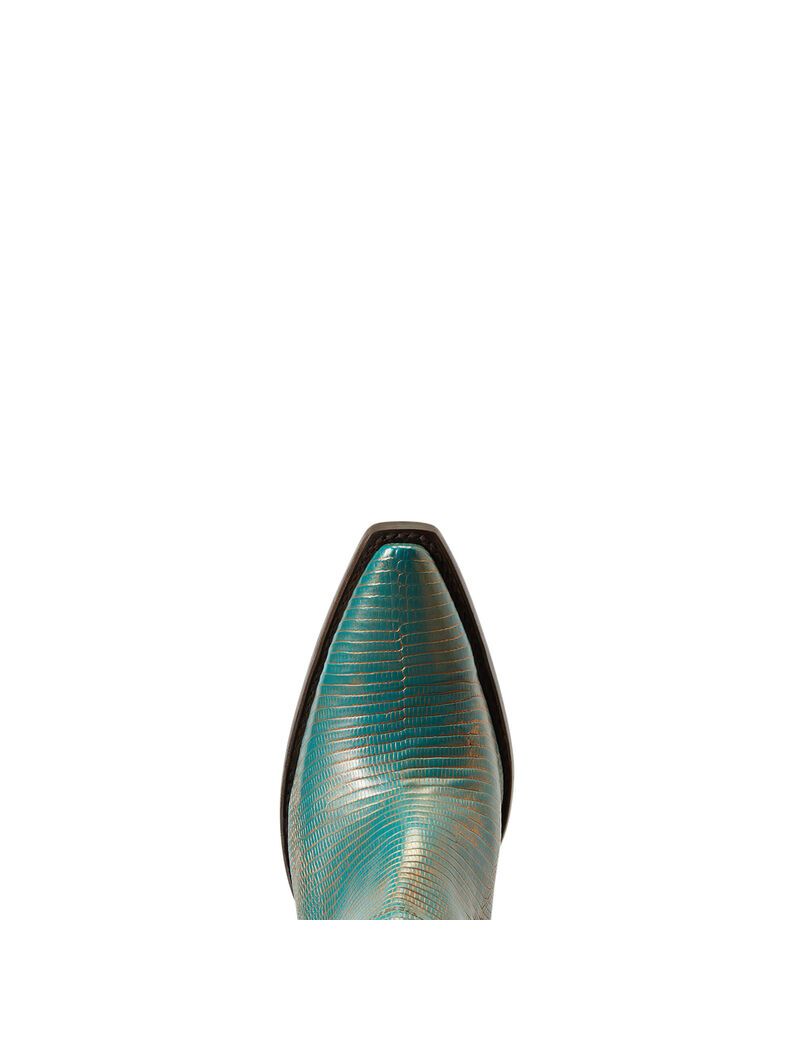 Bottines Ariat Dixon Lizard Western Turquoise Metal | NGV-8634284