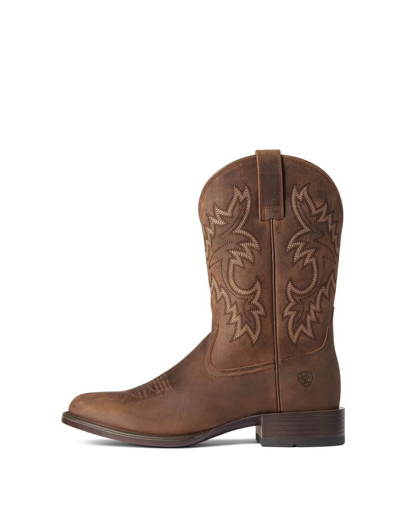 Bottes Western Ariat Stockman Ultra Marron | HHZ-6640927