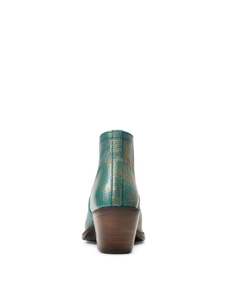 Bottines Ariat Dixon Lizard Western Turquoise Metal | NGV-8634284