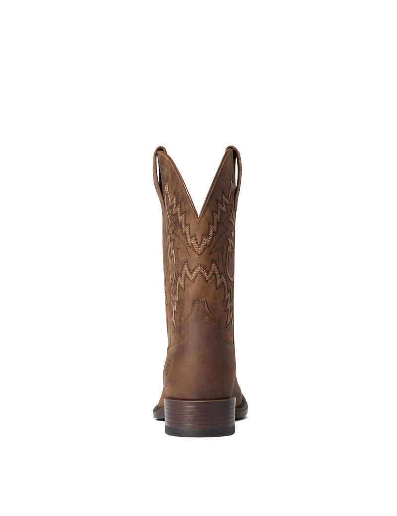 Bottes Western Ariat Stockman Ultra Marron | HHZ-6640927