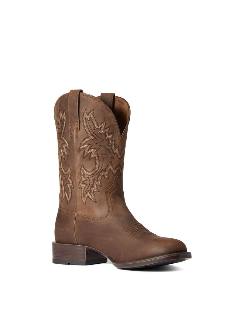 Bottes Western Ariat Stockman Ultra Marron | HHZ-6640927