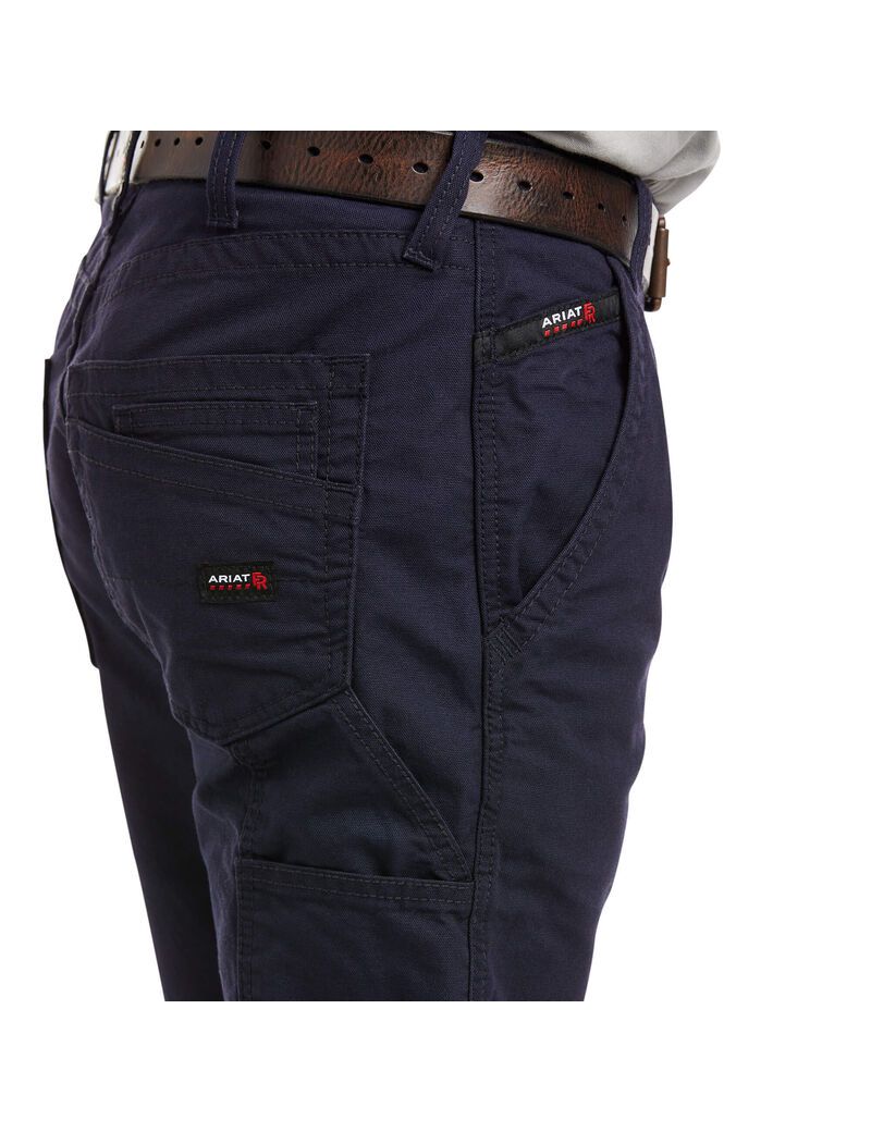 Pantalon Ariat FR M4 Relaxed Workhorse Boot Cut Bleu Marine | RFJ-4822126