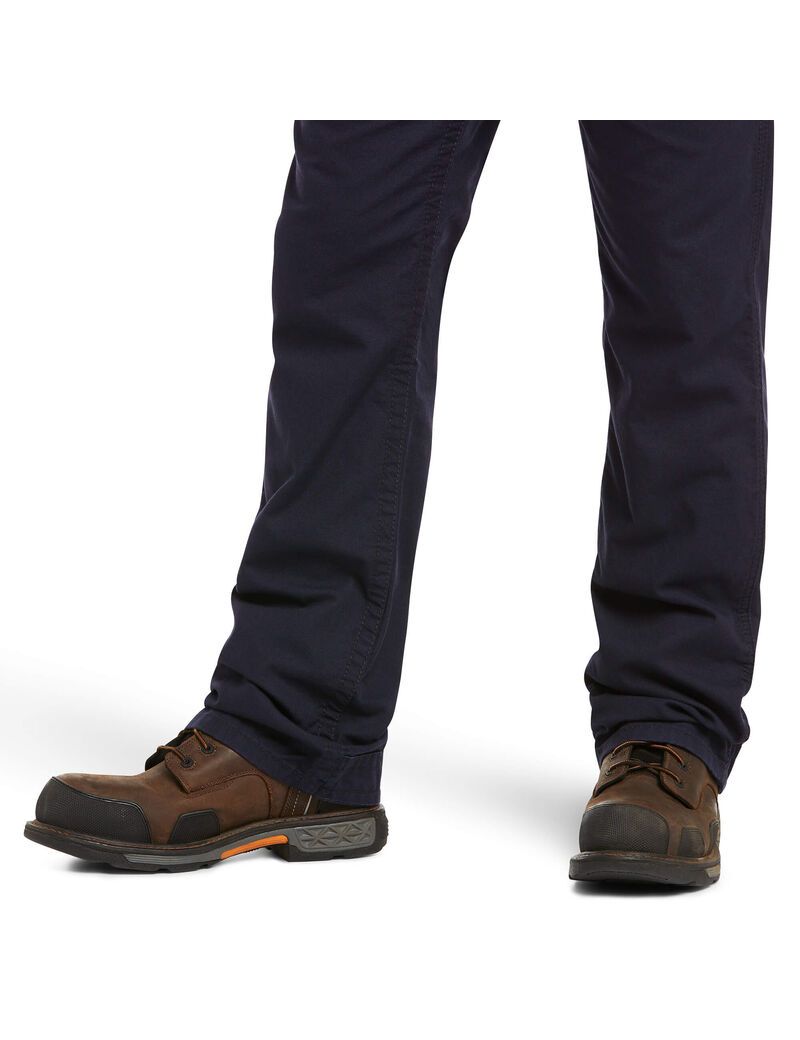 Pantalon Ariat FR M4 Relaxed Workhorse Boot Cut Bleu Marine | RFJ-4822126