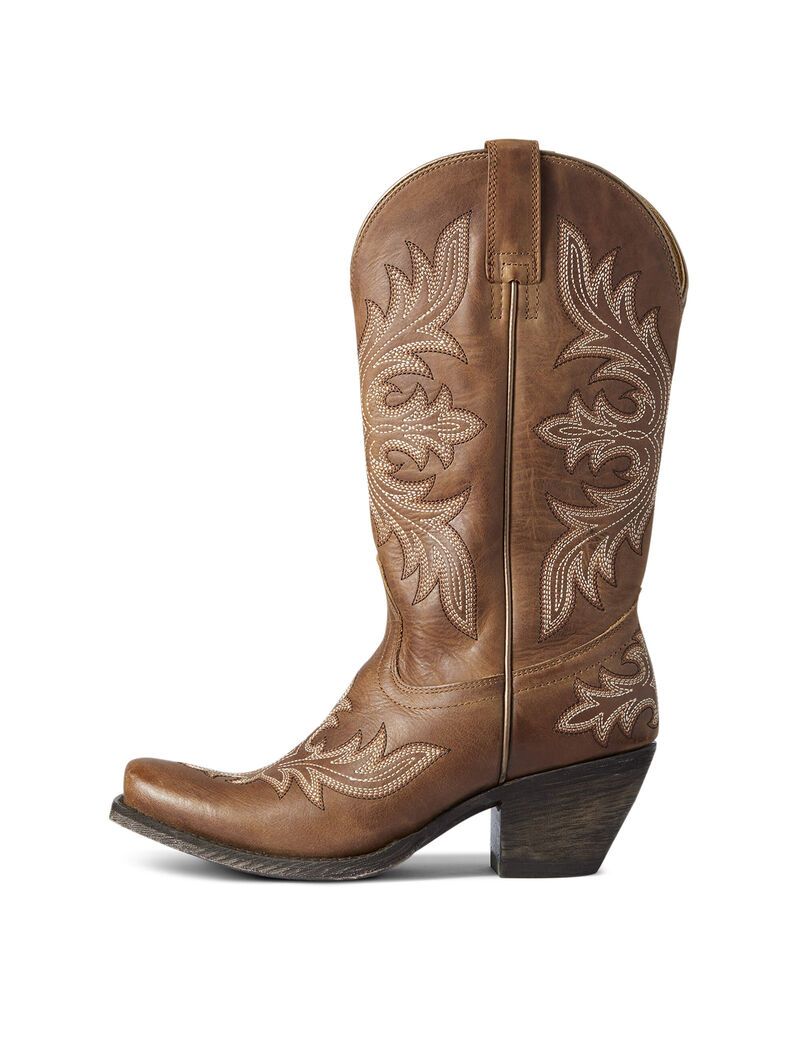 Bottes Western Ariat Circuit Rosewood Beige Marron | CNW-1184029