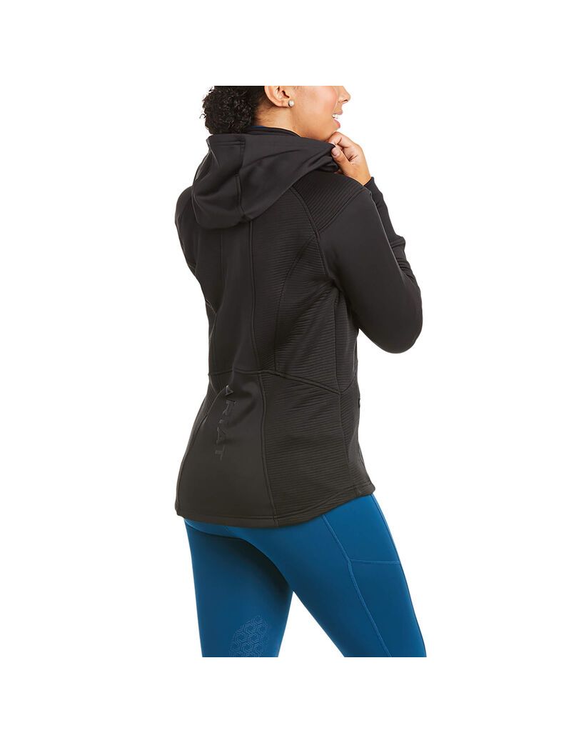 Sweats Ariat Wilde Full Zip Noir | BKW-8929760