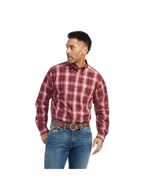 Chemises De Costume Ariat Pro Series Wagner Fitted Rouge | OWP-9133689