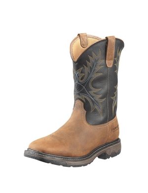 Bottes Imperméables Ariat WorkHog Larges Square Embout Steel Embout Travail Multicolore | NMR-4004558