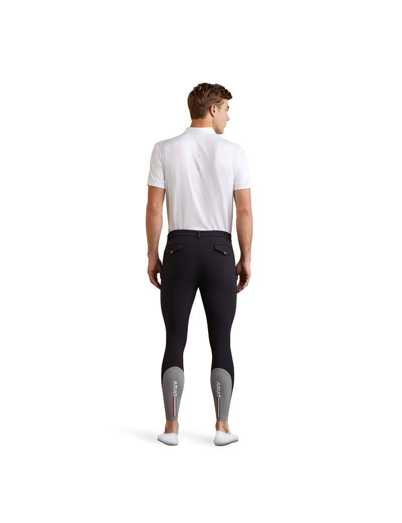 Pantalon Ariat Speranza Knee Patch Breech Noir | SAZ-3581778