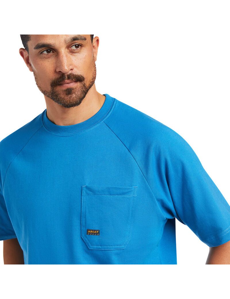 Vêtements De Travail Ariat Rebar Coton Strong T Shirts Multicolore | SFT-8036504