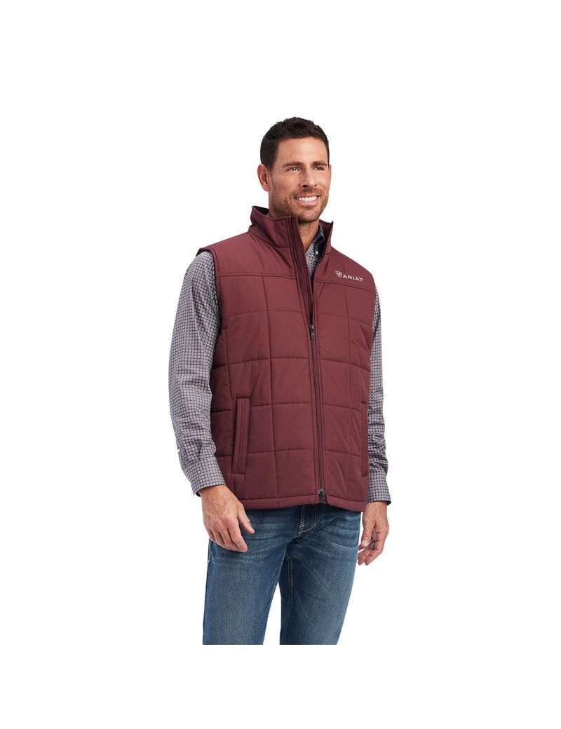 Gilet Ariat Crius Insulated Rouge | OGV-9621482