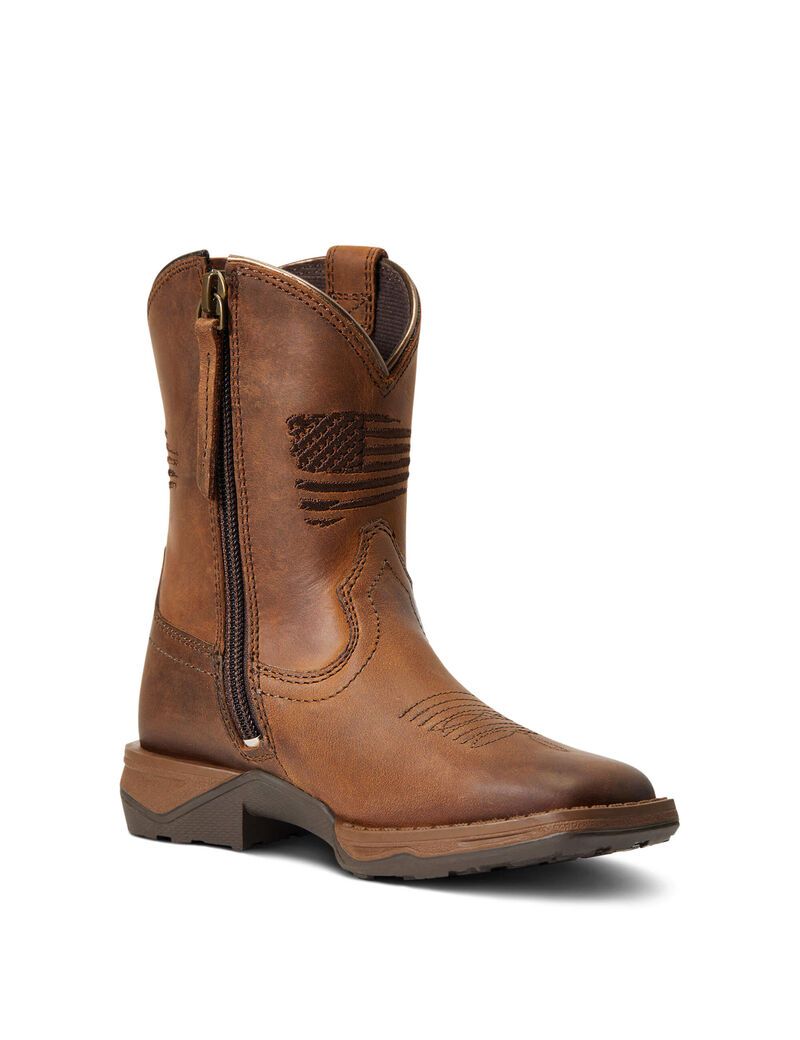 Bottes Western Ariat Anthem Patriot Marron | BFL-1097740