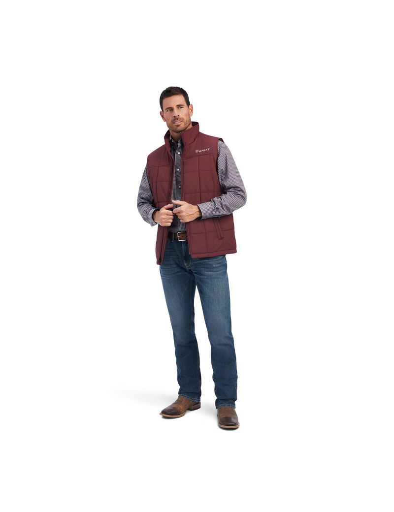 Gilet Ariat Crius Insulated Rouge | OGV-9621482