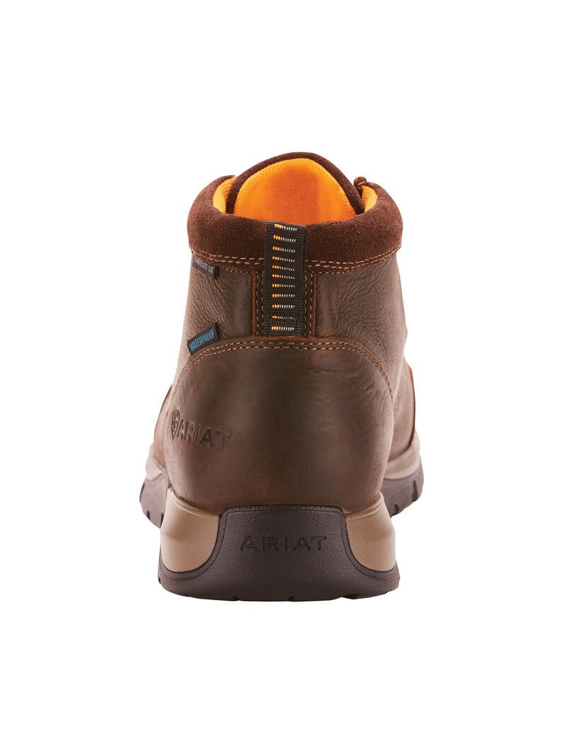 Bottes Imperméables Ariat Edge LTE Moc Composite Embout Travail Marron Foncé | CRA-7414154