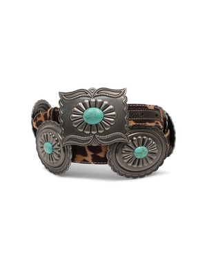 Ceintures Ariat Turquoise Oval Concho Multicolore | YRG-1806233