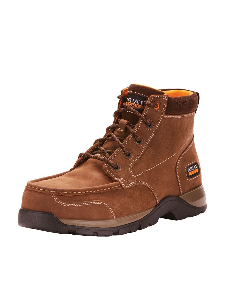 Bottes de Travail Ariat Edge LTE Chukka Composite Embout Marron Foncé | ASR-6749891