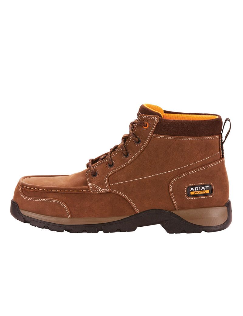 Bottes de Travail Ariat Edge LTE Chukka Composite Embout Marron Foncé | ASR-6749891