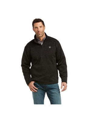 Cardigan Ariat Caldwell 1/4 Zip Grise | OCW-1373436