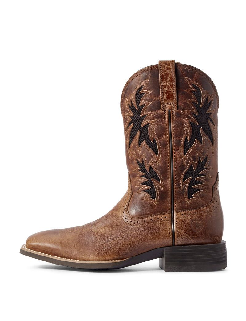 Bottes Western Ariat Sport Cool Venttek Marron Foncé | NQO-2751943