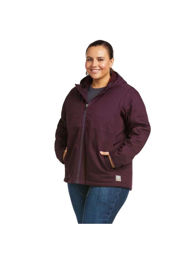 Vêtements De Travail Ariat Rebar DuraCanvas Insulated Jackets Violette | SHR-5905491