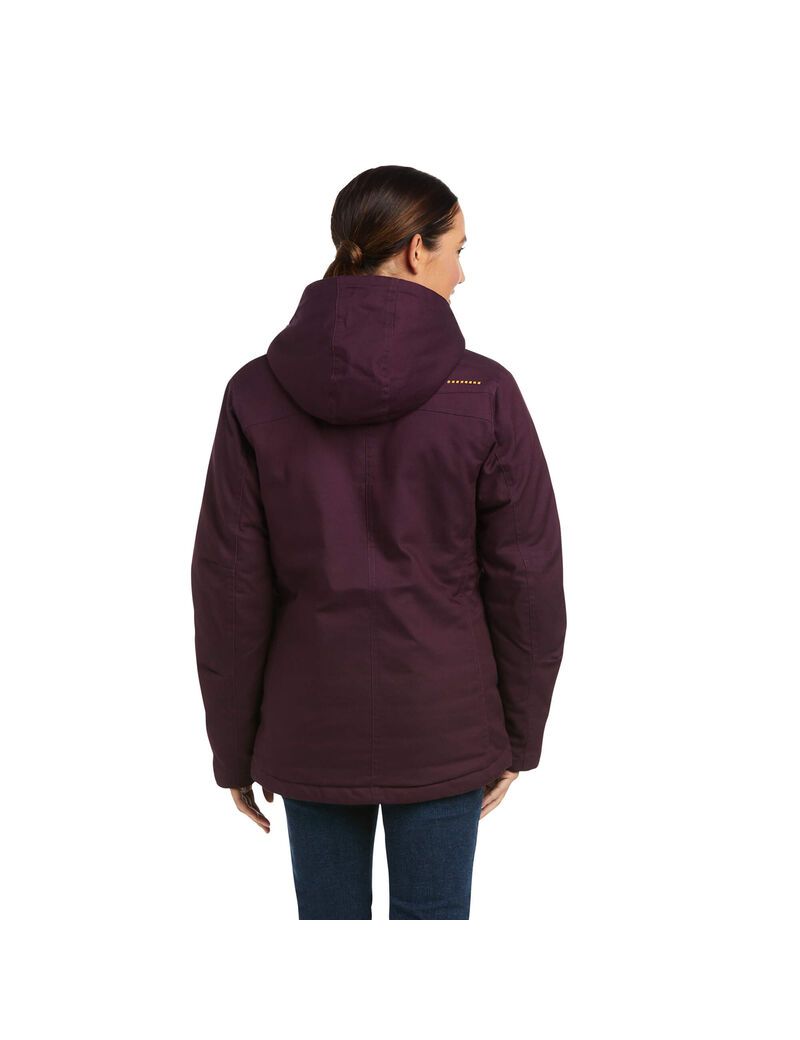 Vêtements De Travail Ariat Rebar DuraCanvas Insulated Jackets Violette | SHR-5905491