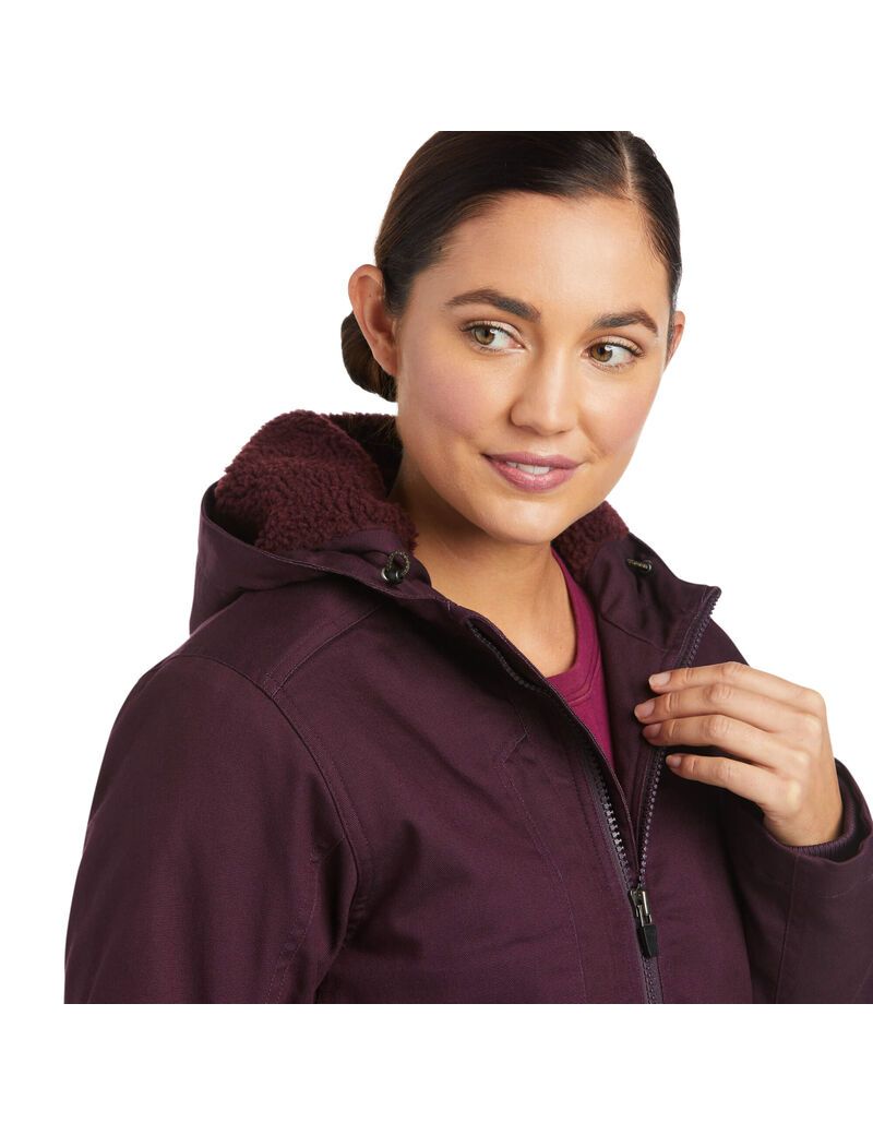 Vêtements De Travail Ariat Rebar DuraCanvas Insulated Jackets Violette | SHR-5905491