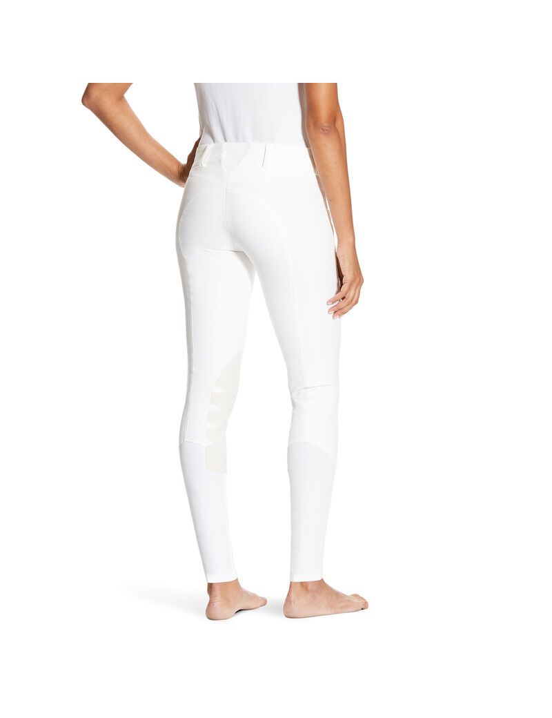 Pantalon Ariat Olympia SMU Knee Patch Breech Blanche | NWK-4402370