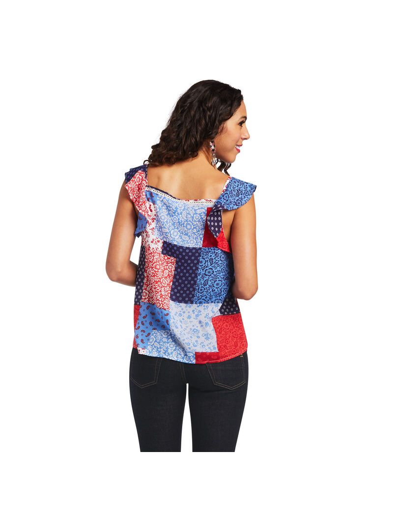 Hauts Ariat Blue Note Tank Multicolore | PWQ-1452067