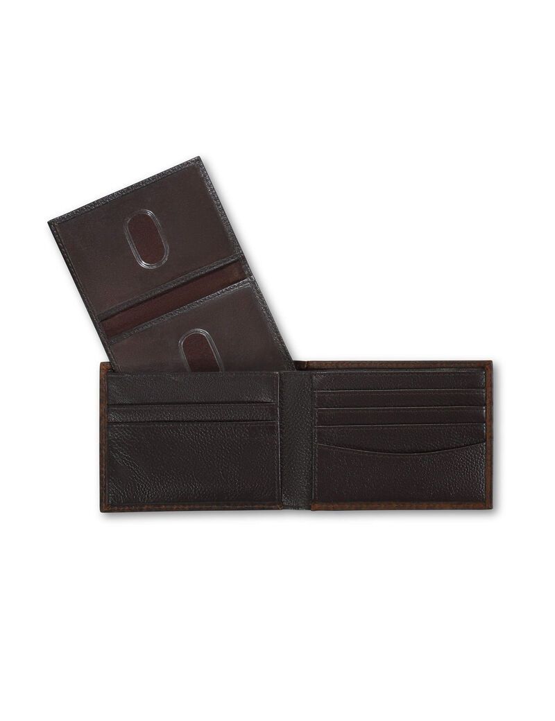 Portefeuilles Ariat Mexico shield bifold Marron | CZZ-8700541