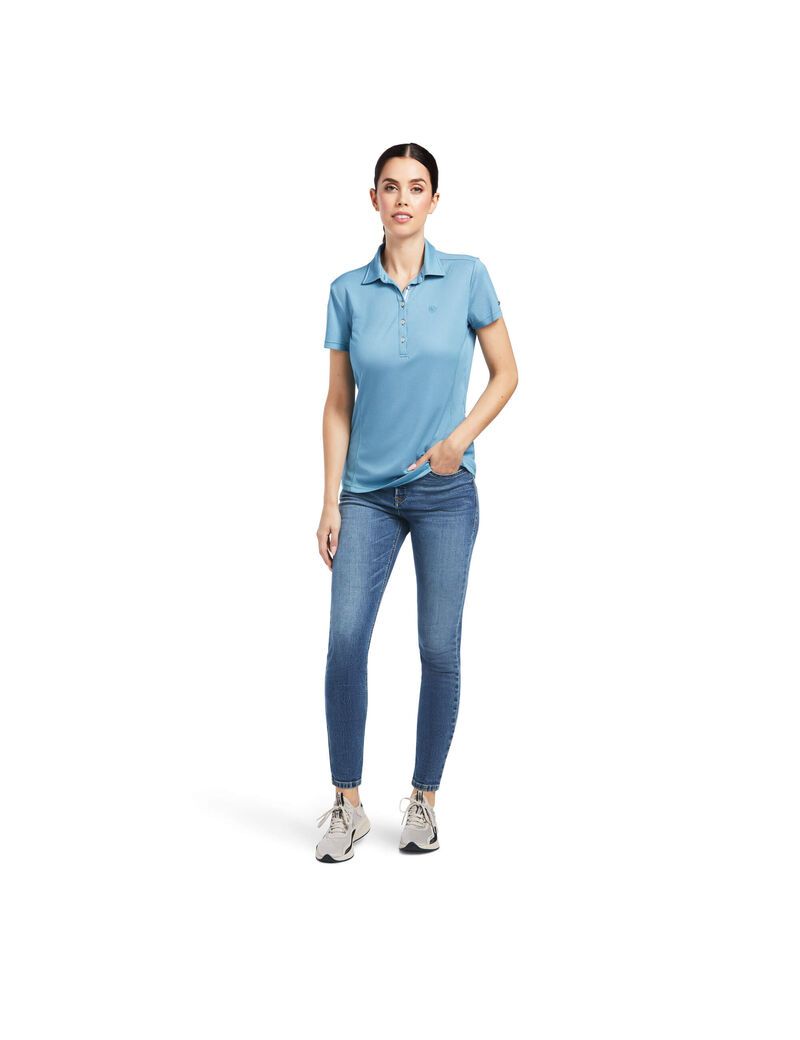 Hauts Ariat Talent Polo Bleu | SWP-9811769