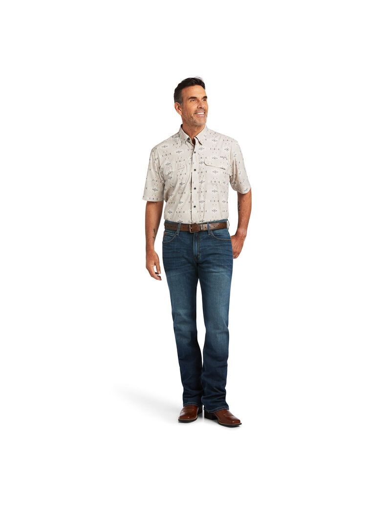 Chemises De Costume Ariat VentTEK Outbound Classiche Fit Multicolore | OCB-5786743