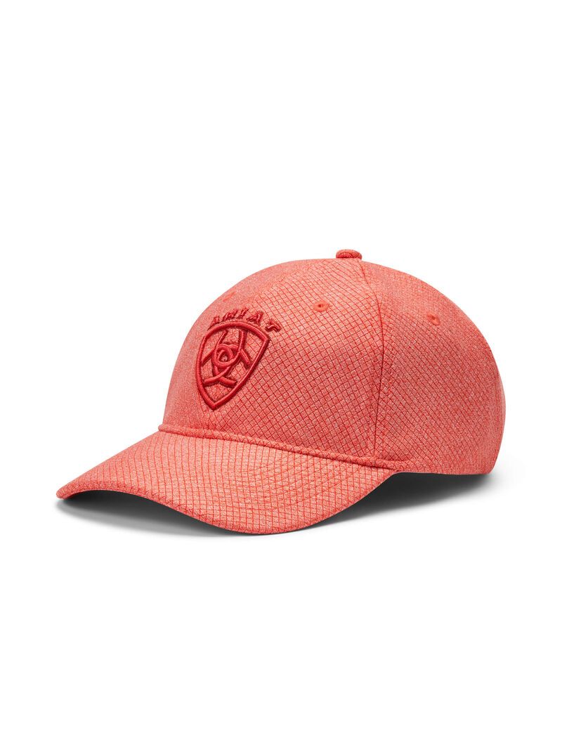 Casquettes Ariat Center Shield Logo Orange | HWM-7275823