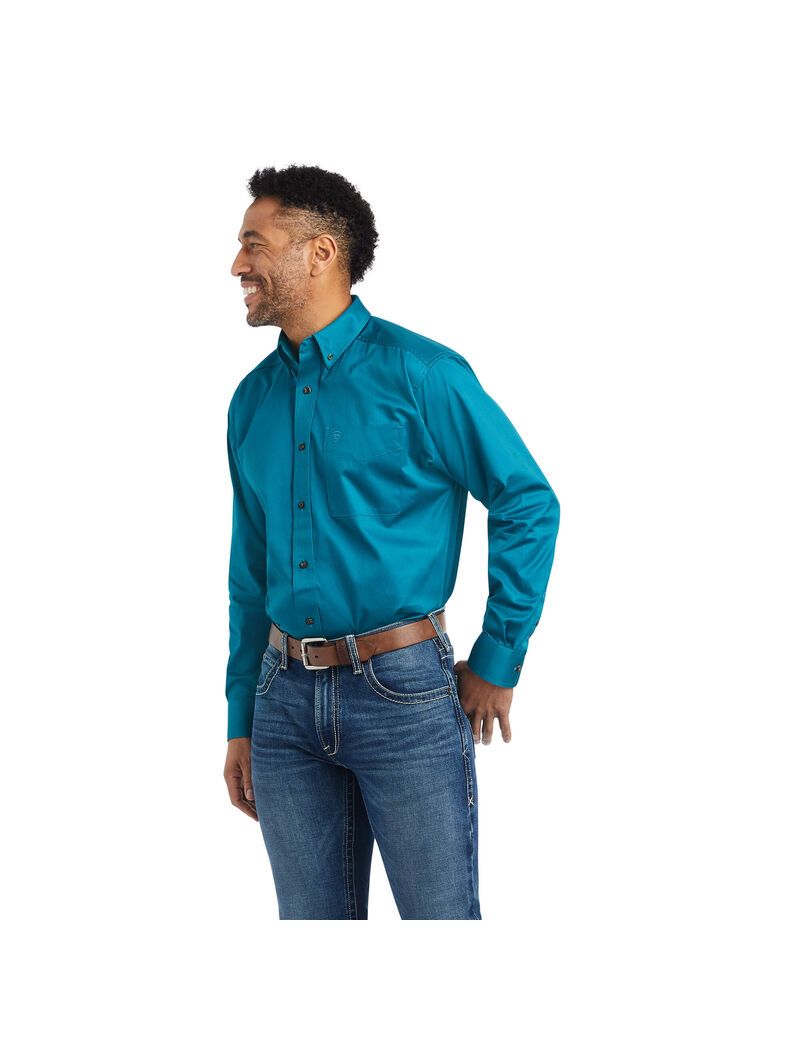 Chemises De Costume Ariat Solid Twill Multicolore | KTR-8525921